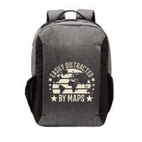 Easily Distracted By Maps Geography Vector Backpack