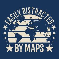 Easily Distracted By Maps Geography Infant Baby Jersey Bodysuit