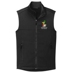 Easily Distracted By Ducks Funny St Patrick Day Collective Smooth Fleece Vest