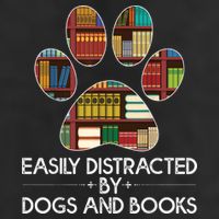 Easily Distracted By Dogs And Books Cool Comfort Performance Bucket Hat