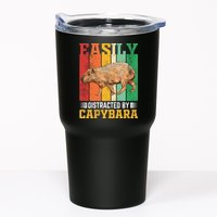Easily Distracted By Capybara Animal Lover Rodent Gift Tumbler