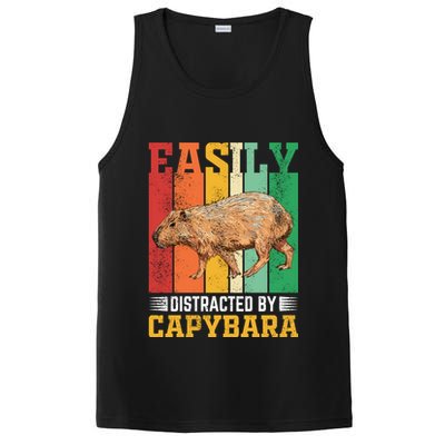 Easily Distracted By Capybara Animal Lover Rodent Gift PosiCharge Competitor Tank