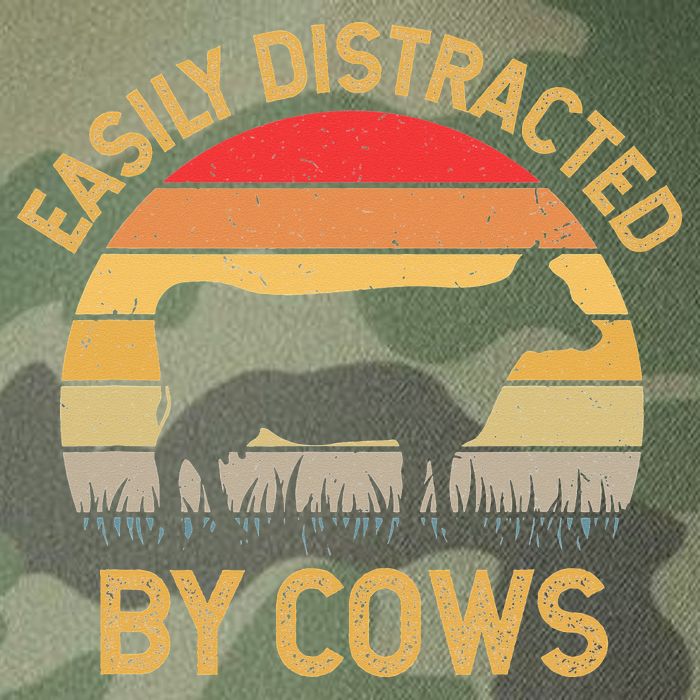 Easily Distracted By Cows Legacy Tie Dye Trucker Hat