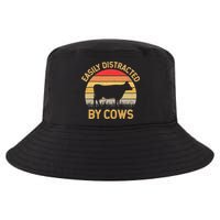 Easily Distracted By Cows Cool Comfort Performance Bucket Hat