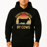 Easily Distracted By Cows Hoodie