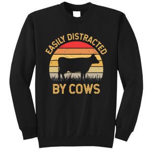 Easily Distracted By Cows Sweatshirt