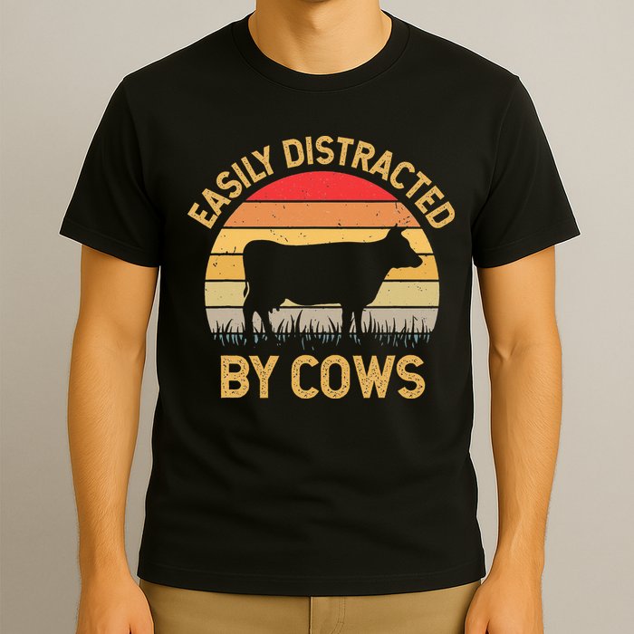 Easily Distracted By Cows T-Shirt
