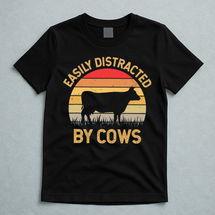 Easily Distracted By Cows T-Shirt