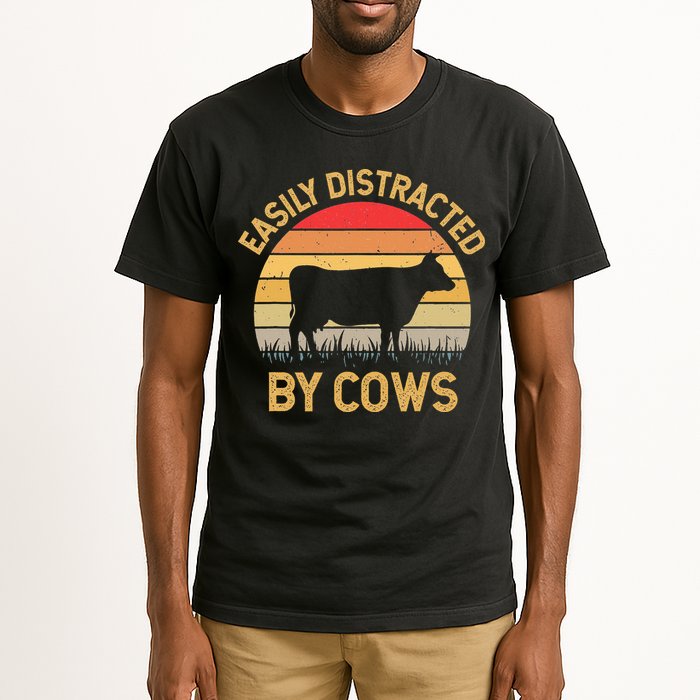 Easily Distracted By Cows Tall T-Shirt