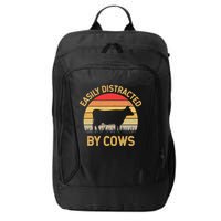 Easily Distracted By Cows City Backpack