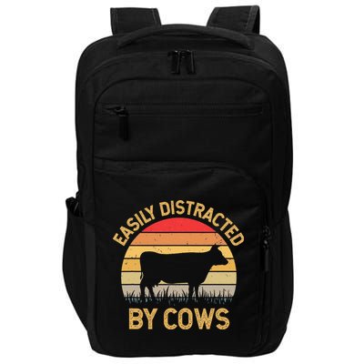 Easily Distracted By Cows Impact Tech Backpack