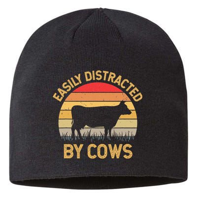 Easily Distracted By Cows Sustainable Beanie