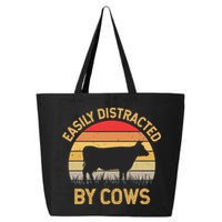 Easily Distracted By Cows 25L Jumbo Tote