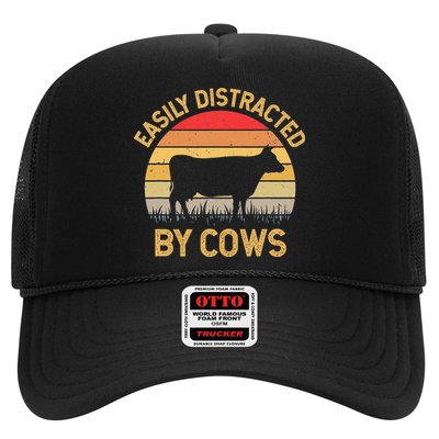 Easily Distracted By Cows Trucker Hat