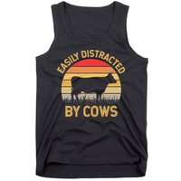 Easily Distracted By Cows Tank Top