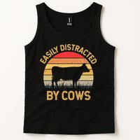 Easily Distracted By Cows Tank Top