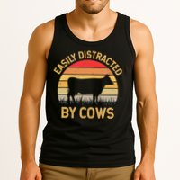 Easily Distracted By Cows Tank Top