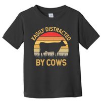 Easily Distracted By Cows Toddler T-Shirt