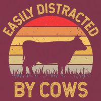 Easily Distracted By Cows 16oz Travel Tumbler