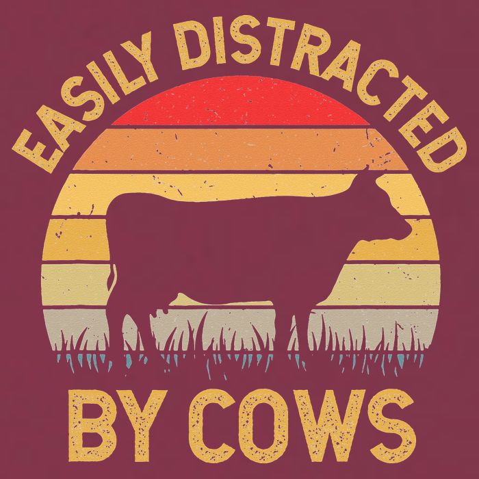 Easily Distracted By Cows 16oz Travel Tumbler