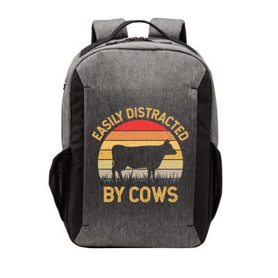 Easily Distracted By Cows Vector Backpack