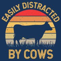 Easily Distracted By Cows Infant Baby Jersey Bodysuit