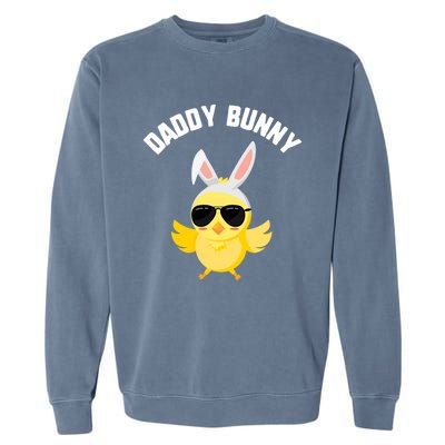 Easter Daddy Bunny Chick Sunglasses Candy Gift Spring Gift Garment-Dyed Sweatshirt