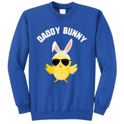 Easter Daddy Bunny Chick Sunglasses Candy Gift Spring Gift Sweatshirt