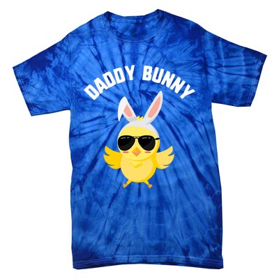 Easter Daddy Bunny Chick Sunglasses Candy Gift Spring Gift Tie-Dye T-Shirt