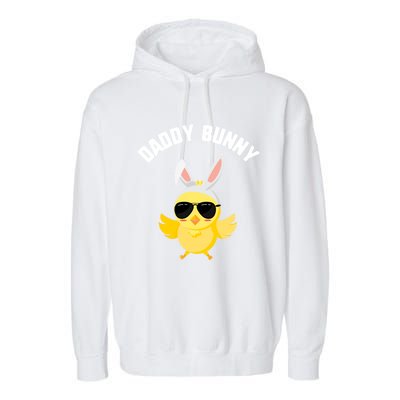 Easter Daddy Bunny Chick Sunglasses Candy Gift Spring Gift Garment-Dyed Fleece Hoodie