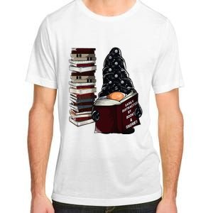 Easily Distracted By Books & Gnomes Garden Gnome Book Lover Adult ChromaSoft Performance T-Shirt