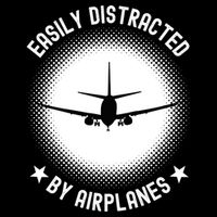 Easily Distracted By Airplanes Funny Flying Plane Gift Impact Tech Backpack