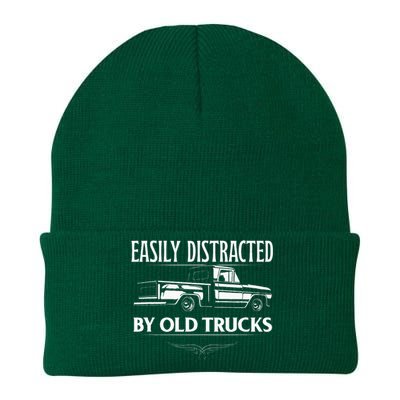 Easily Distracted By Old Pick Up Trucks Classic Pickup Knit Cap Winter Beanie