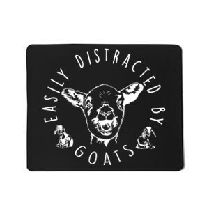 Easily Distracted By Goats Mousepad