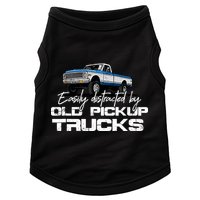 Easily Distracted By Old Pickup Trucks For Retro Doggie Tank
