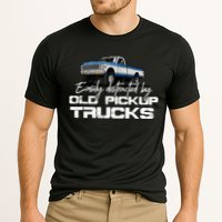 Easily Distracted By Old Pickup Trucks For Retro Performance Shirt