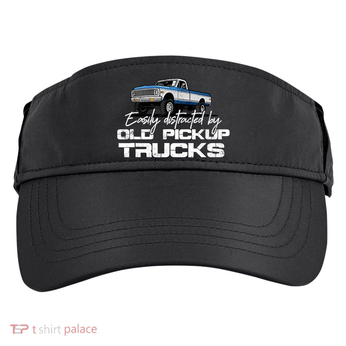 Easily Distracted By Old Pickup Trucks For Retro Adult Drive Performance Visor