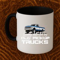 Easily Distracted By Old Pickup Trucks For Retro Mug