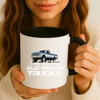 Easily Distracted By Old Pickup Trucks For Retro Mug