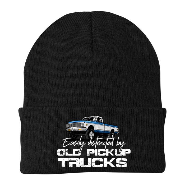Easily Distracted By Old Pickup Trucks For Retro Beanie