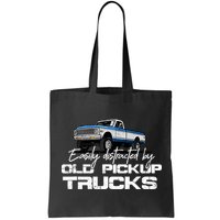 Easily Distracted By Old Pickup Trucks For Retro Bag