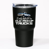 Easily Distracted By Old Pickup Trucks For Retro Tumbler