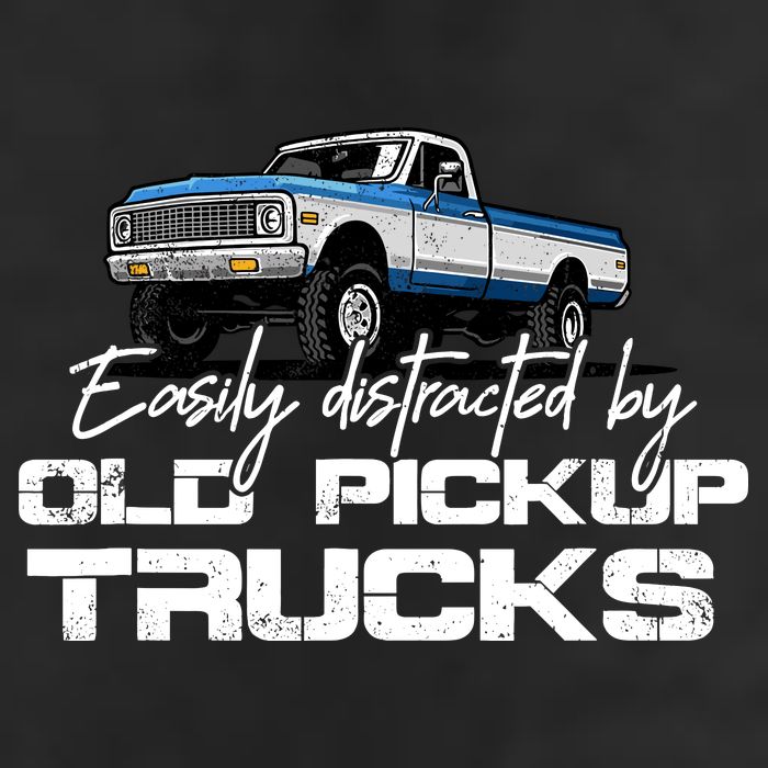 Easily Distracted By Old Pickup Trucks For Retro Tumbler