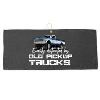 Easily Distracted By Old Pickup Trucks For Retro Large Microfiber Waffle Golf Towel
