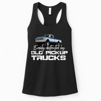 Easily Distracted By Old Pickup Trucks For Retro Womens Tank Top