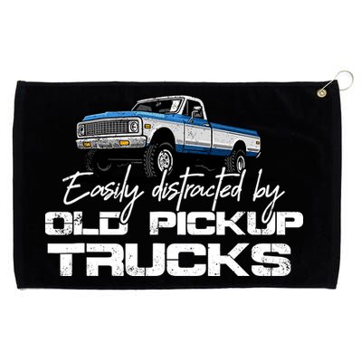 Easily Distracted By Old Pickup Trucks For Retro Grommeted Golf Towel