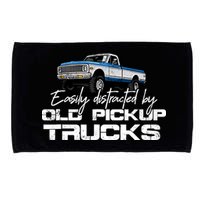 Easily Distracted By Old Pickup Trucks For Retro Microfiber Hand Towel