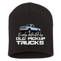 Easily Distracted By Old Pickup Trucks For Retro Short Acrylic Beanie