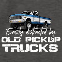 Easily Distracted By Old Pickup Trucks For Retro Vector Backpack