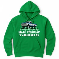 Easily Distracted By Old Pickup Trucks For Retro Hoodie